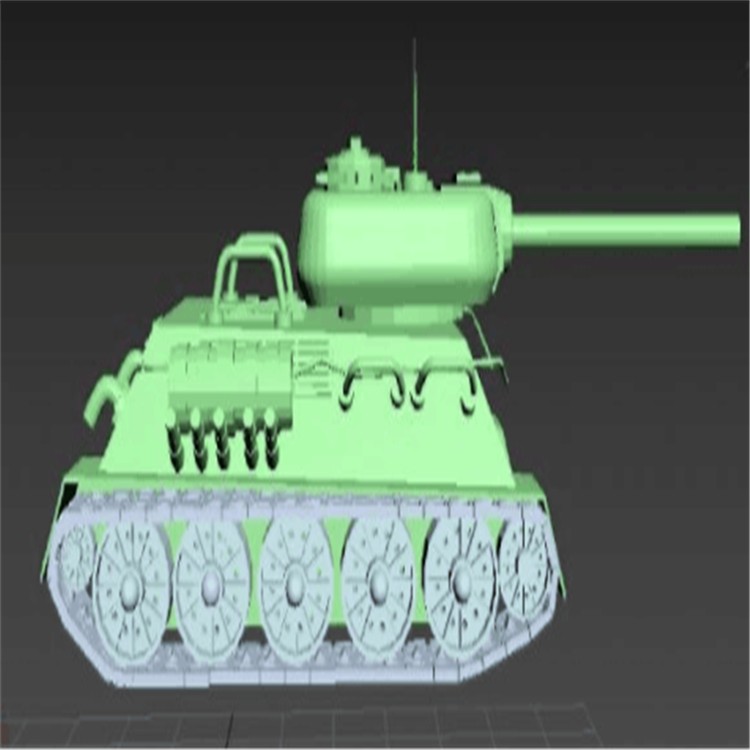 积石山充气军用坦克模型