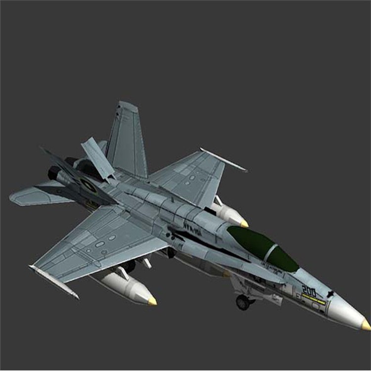 积石山3D舰载战斗机模型